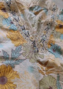 Floral Print Kurta Set