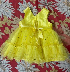 Cute Yellow Party Dress
