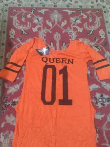 Orange 'Queen 01' Dress