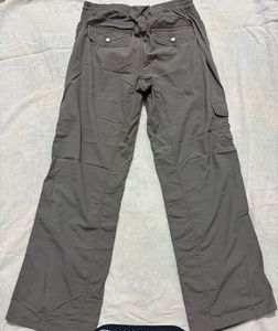 Grey Cargo Pants adjustable