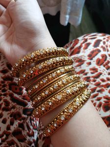 Golden Bangle Set