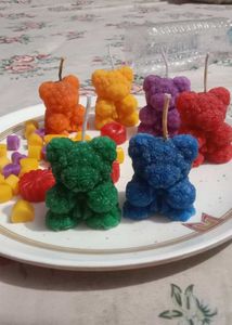 Bautiful teddy Candel  combo of 2