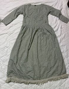Sage Green Embellished Dress
