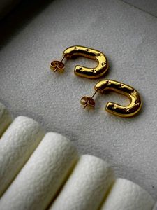 Gold Star Hoop Antiturnish Earrings