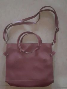 Zara Mauve Crossbody Bag