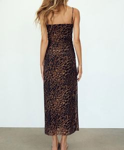 Zara Tulle Midi Dress 🤎