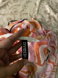 Retro Swirl Mini Dress