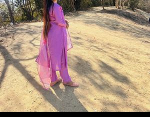 Lavender Salwar Kameez