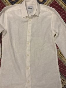 ONLY AND SONS White Long Sleeve Shirt