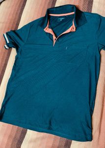 Uniboss Men Green Casual Polo Tshirt