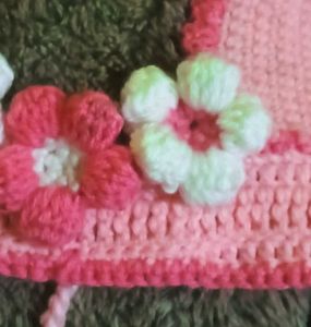 Crochet Flower Top Have Long Short Two Variant