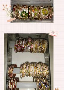 Pure Hyderabadi Wedding Bangles| Heavy Stone Work