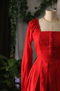 Retro Red Mini Dress