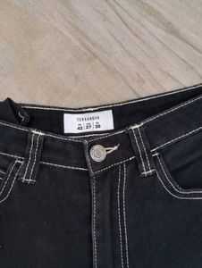 5 Pocket Cargo High Waisted Jeans For Women