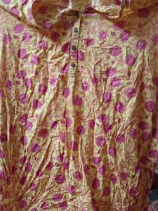 Floral Print Kurta
