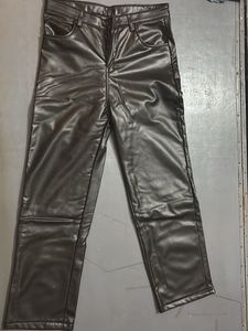 Faux Leather Pants - Edgy Style