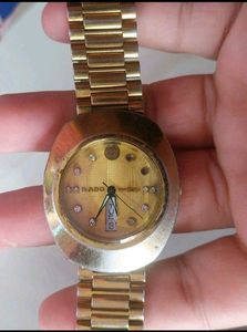 Vintage Rado Diastar Gold Watch