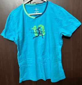 Blue Zelocity Sports Tee At 140/-