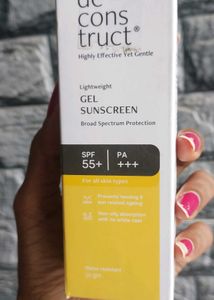 Deconstruct GEL SUNSCREEN