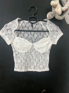 Gathered Bustier Top