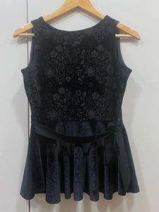 Women’s AND Black Peplum Top