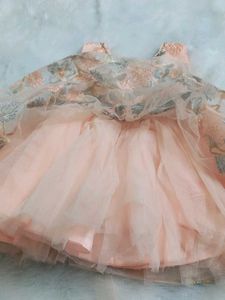 Prity Peach Dress