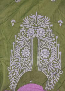 Green Embroidered Kurti