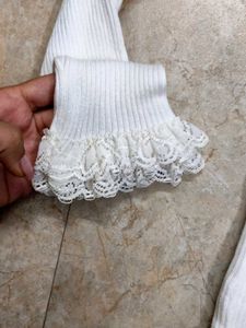Vintage Laced Turtle Neck