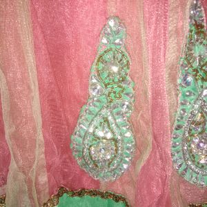 Party wear net suit for women