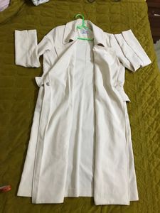 Calvin Klein Cream Trench Coat