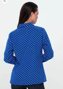 Blue Polka Dot Shirt