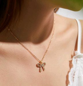 Bow Tie Pendant Necklace