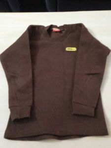 Brown Long Sleeve Top