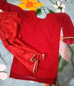 (BABY GIRL)PLAZZO SUIT DRESS✨