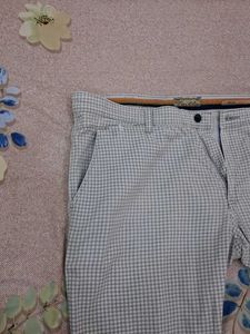 Checked Casual Pants