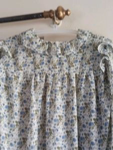 Floral Print Long Sleeve Blouse