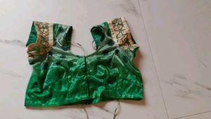 Beautiful Green Coloured Saree.🌼