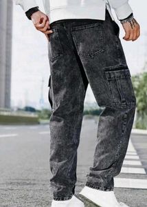 Cargo Denim Jeans straight fit