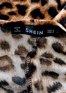 Shein Animalier Front Split Dress