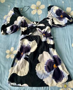 H&amp;M Floral Print Mini Dress