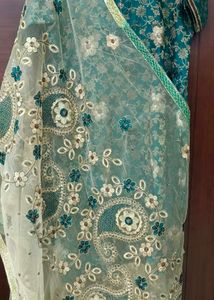 Floral Teal Heavy Suit