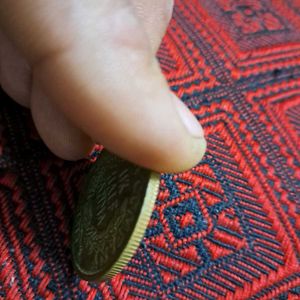 1818 EIC Half Anna Hanuman coin