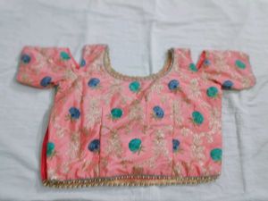 Pink Floral Blouse