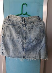 Denim short skirt🌼