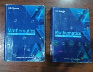 R.D. Sharma Class XI Math (Vol 1 & 2)