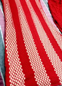 Red Knit Kurta Set❤️