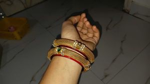 Gold-plated Bangles