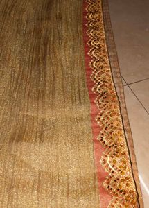 Golden Festive Saree