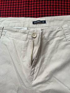 Zudio Beige Cargo Pants