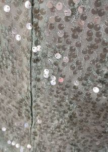 Sequin Halter Neck Gown